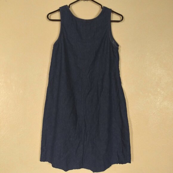 Vintage City Blues Petites Denim Overall Dress Women's Small - Picture 5 of 6